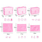 6/7 Pcs Set Travel Organizer Storage Bags Suitcase Packing Cubes Cases Portable Wardrobe Luggage Clothes Shoe Pouch Fold