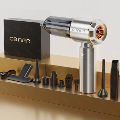 CENRR Mini Car Vacuum Cleaner 360000PA Cordless Powerful Wireless Car Cleaner HandHeld Portable Vacuum Cleaner Cleaning Machine