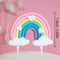 Princess Cake Topper Girl Happy Birthday Party Supplies Kids Happy 1st Birthday Cake Decorations Girl's 16th Party Gifts