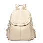Luxury Women Genuine Leather Backpack Fashion Designer Female Soft Cow Leather School Bag Large Capacity Travel Bags Mochila Sac