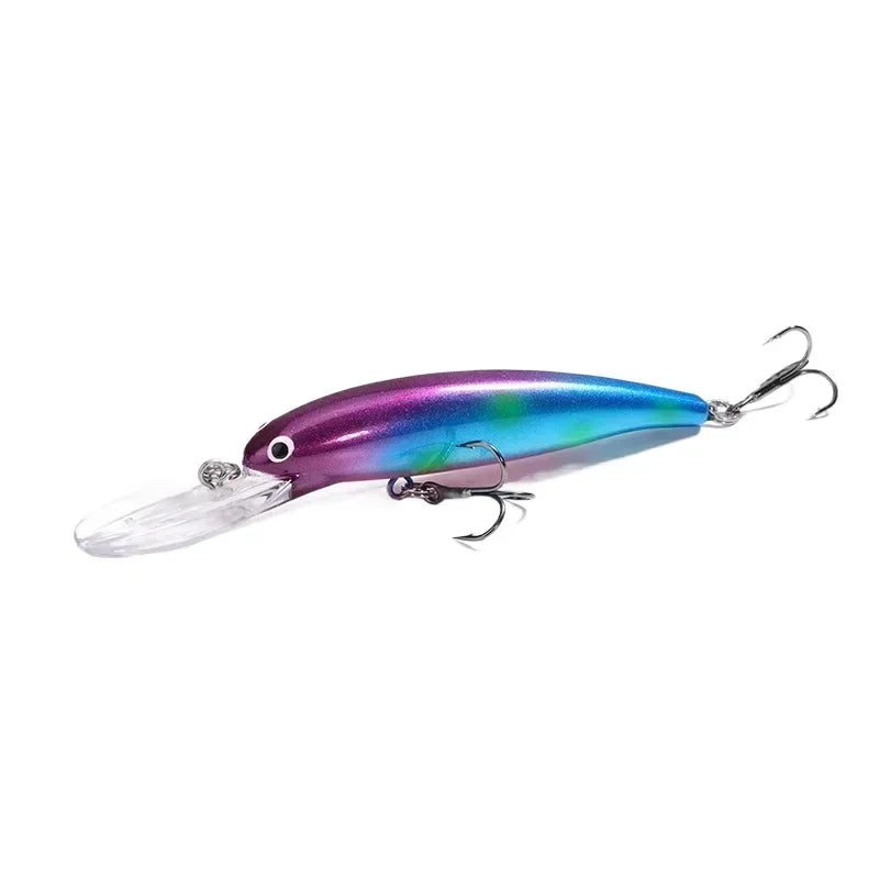 Minnow 90mm/12g Long Throw Fishing Lures Deep Diving Sea fishing Hard Crankabits Wobblers Ocean Boat Fishing Tackle