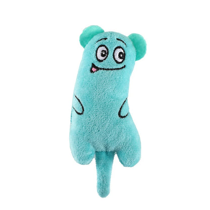 Newest Hot Cat Toys Funny Interactive Plush Cat Toy Mini Teeth Grinding Catnip Toys Kitten Chewing Squeaky Toy Pets Accessories