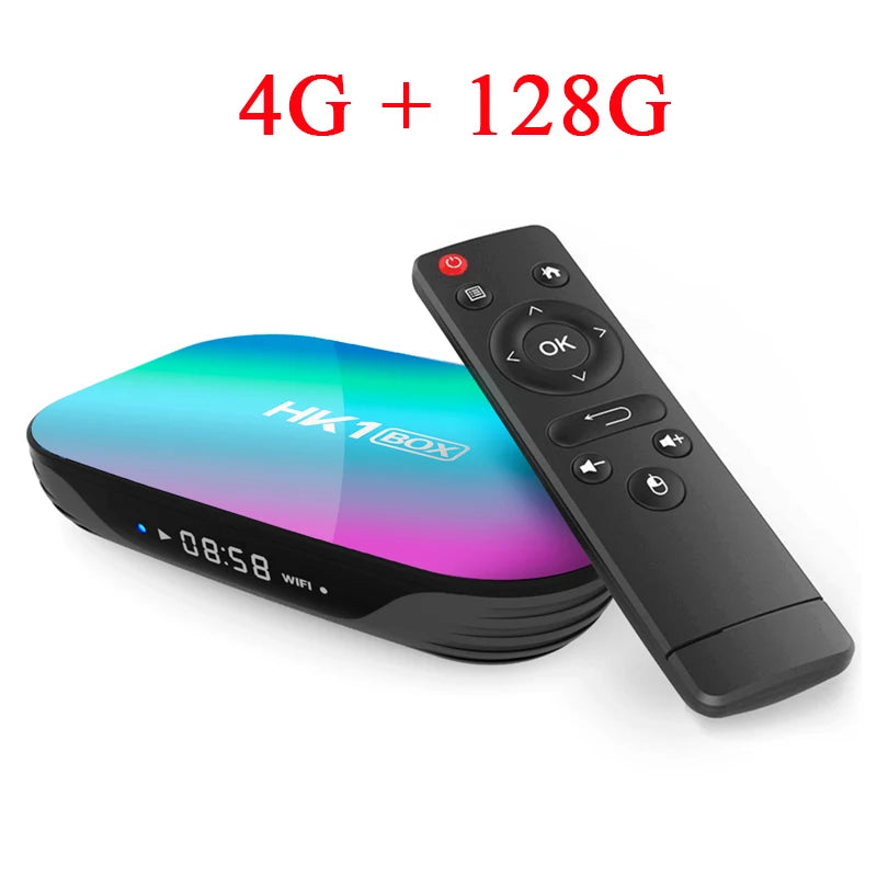 HK1 BOX Smart TV BOX Amlogic S905X3 Android 9.0 1000M 4GB 64GB 128GB 2.4G&5G Dual Wifi 3D BT 8K 4K Media Player Set Top Box