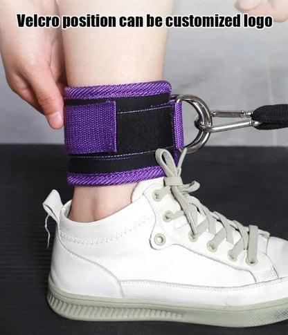 Fitness Ankle Straps Adjustable D-Ring Support Cuffs Gym Leg Strength Workouts Pulley With Buckle Sports Guard Safety Abductors