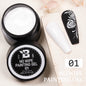 BOZLIN 5ML Color Solid Nail Gel Colorful Painting Nail Art Varnish Semi Permanent Solid Polish UV Nail Gel Top Coat Manicure