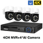 8MP 4K Face Detection Security PTZ IP Camera System Audio POE NVR Kit CCTV Humanoid Outdoor Home Video Surveillance Xmeye