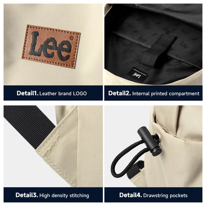 LEE Oxford Middle High School Backpacks for Teenage Lightweight Large Capacity 16 Inch Laptop Bag College Student Schoolbag