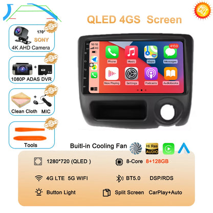 Android 14 For Toyota Vitz Yaris Echo 1999-2005 Carplay Auto Car Radio Multimedia Video Player Navigation GPS No 2Din 2 Din DVD