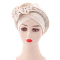 Fashion African Autogele Headtie Nigeria Party Headgear Women Head Wraps Female Turban Cap with Diamonds