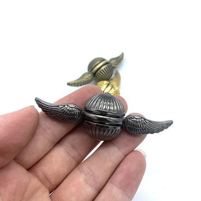 Fidget Hand Spinner Gift for Fans of The Medieval Magical Wizardry World Stress Anxiety ADHD Relief Fidgets Toy Metal