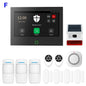 7 Inch Smart WiFi Home Alarm Panel Big Screen 4G Full Touch Tuya Smart Life Alarm Host Systems Kits Security Home Protection