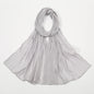 New Premium Silk Crinkle Hijab Scarf Women Shawls Plain Muslim Women Hijabs Breathab Islam Women Turban Pleated Scarf Ramadan