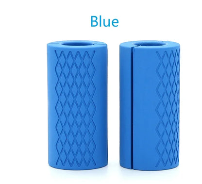 10CM/12.7CM Silicone Handle Silicone Dumbbell Grip Silicone Kettlebell Barbell Grip Non-slip Protection Mesh Grip Rubber Handle