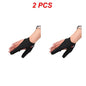 Fishing Gloves 2 Fingers Protector Breathable Anti-Slip Anti-Cut Fishing Gloves Carp Outdoor Fishing Tackle Accessories Supplies