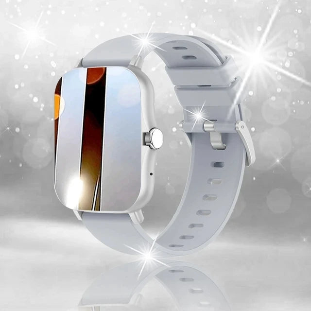 +3pc Square Smart Watch Women Men Smartwatch Touch Dial Calls Music Smartclock For Android IOS Fitness Tracker Sport Smart-watch