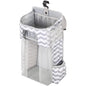 Changing Table Diaper Organizer - Baby Hanging Diaper Stacker Nursery Caddy Organizer for Cribs Playard Baby Essentials Storage