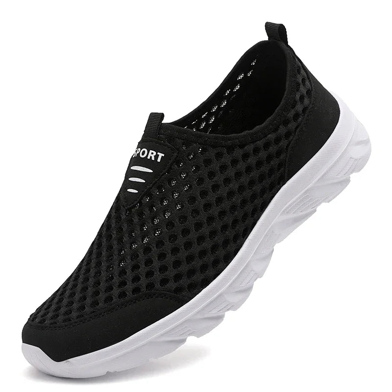 MAEDEF 2024 Men Sport Shoes Lightweight Breathable Slip on Male Casual Sneakers Anti-slip Men's Flats Soft Outdoor Walking Shoes