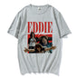 Eddie Munson T-shirts Men's Harajuku Graphics Print T-shirt Short Sleeve Oversize Streetwear Unisex Cotton Casual T Shirt