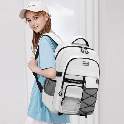 Children School Bags for Teenage Boys Girls Lightweight Junior High School Backpacks Kids Students Schoolbag Large Grade 3-9