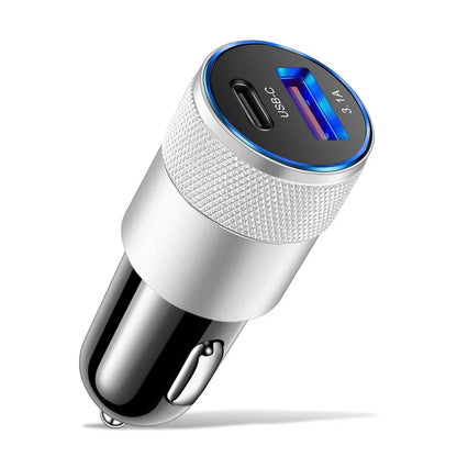 Olaf 68W PD Car Charger USB Type C Fast Charging Car Phone Adapter for iPhone 13 12 Xiaomi Huawei Samsung S21 Quick Charge 3.0