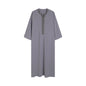 Summer 2024 New Muslim Men Clothing Moroccan Robe Stripes Hand Embroidered Loose Breathable Djellaba Abaya Men's Robe
