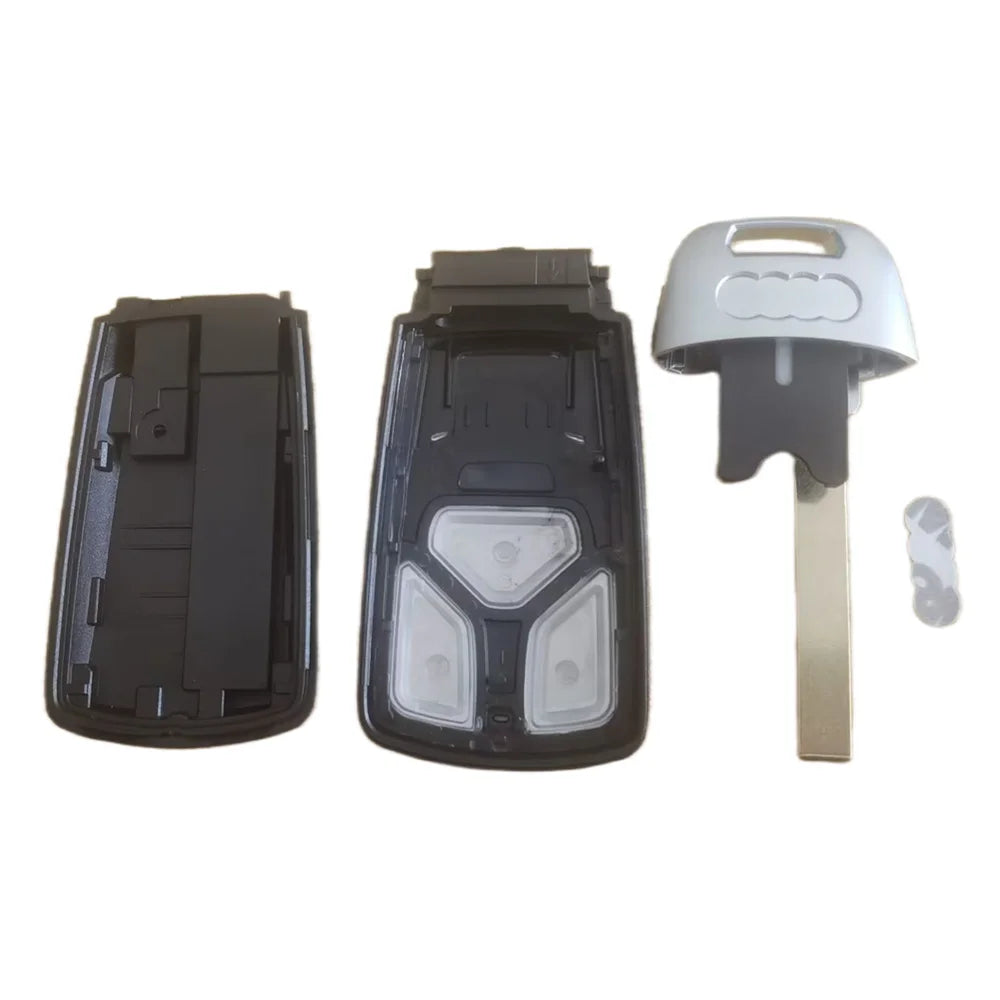 Smart Remote Car Key Shell Replacement For Audi A4 A5 A4L S4 S5 Q3 Q5 Q7 TT 2017-2019 Auto Case fob blade Accessories