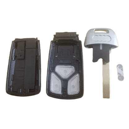 Smart Remote Car Key Shell Replacement For Audi A4 A5 A4L S4 S5 Q3 Q5 Q7 TT 2017-2019 Auto Case fob blade Accessories