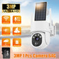 5MP PTZ Solar Power IP WiFi Camera Outdoor IP66 Waterproof 5X Zoom 8000mAh Built-in Battery Surveillance Cam PIR Human Detection