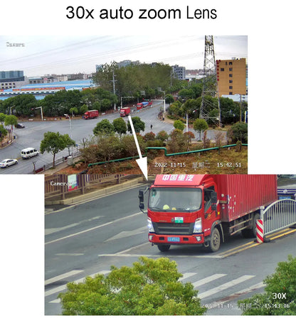 XMeye pro PTZ IP Camera Onvif-compatible 8MP 5MP PTZ 30X zoom POE ptz camera two way audio and SD card storage