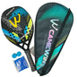 Camewin 3K Beach Tennis Racket Full Carbon Fiber Rough Surface Outdoor Sports Racket For Men Women Adult Senior Player 2024 New