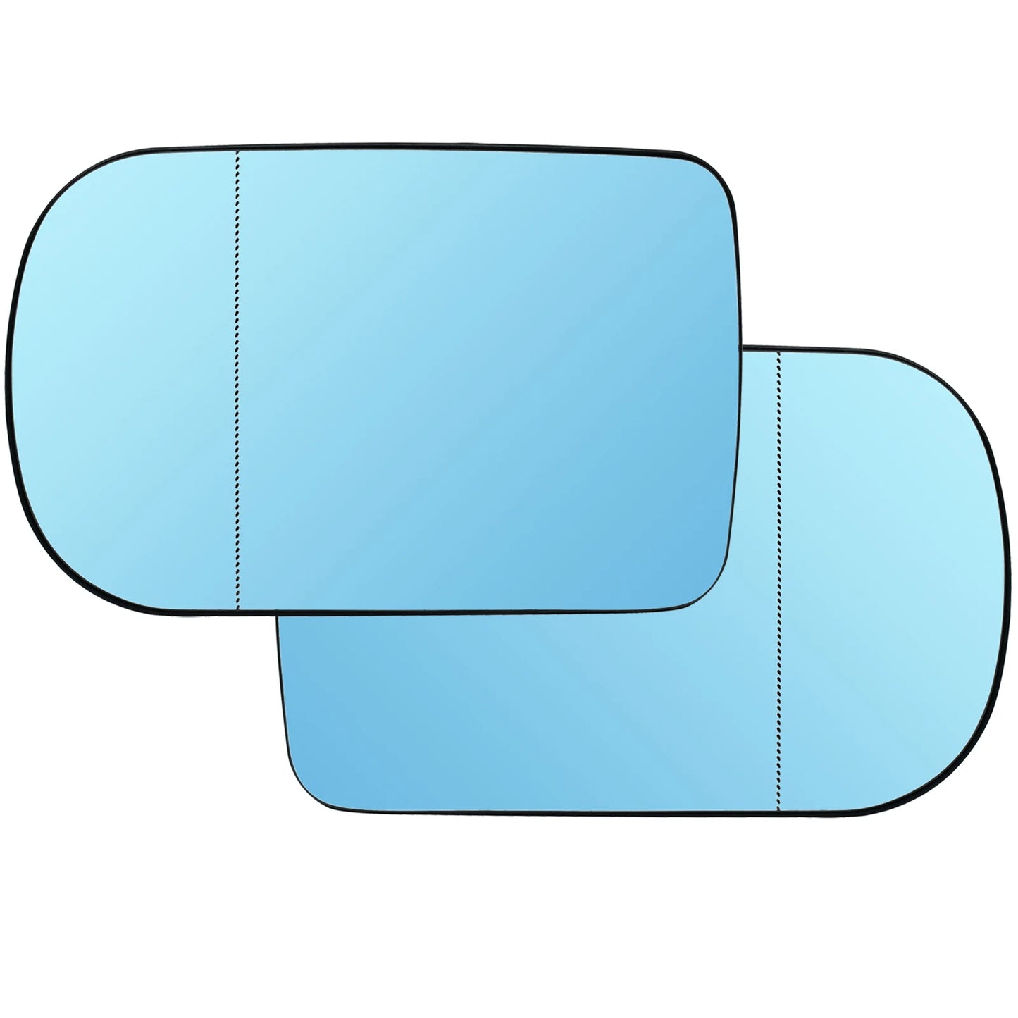 For BMW 7 Series E38 5 E39 1995 - 2003 Left Right Door Side Wing Mirror Glass Heated Blue Rear View Rearview Convex Exterior
