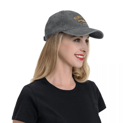 Camel Trophy Logo Unisex Style Baseball Caps Distressed Denim Washed Hats Cap Vintage Outdoor Workouts Adjustable Snapback Cap