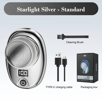 Mini Electric Travel Shaver For Men Pocket Size Washable Rechargeable Portable Painless Cordless Trimmer Knive Face Beard Razor