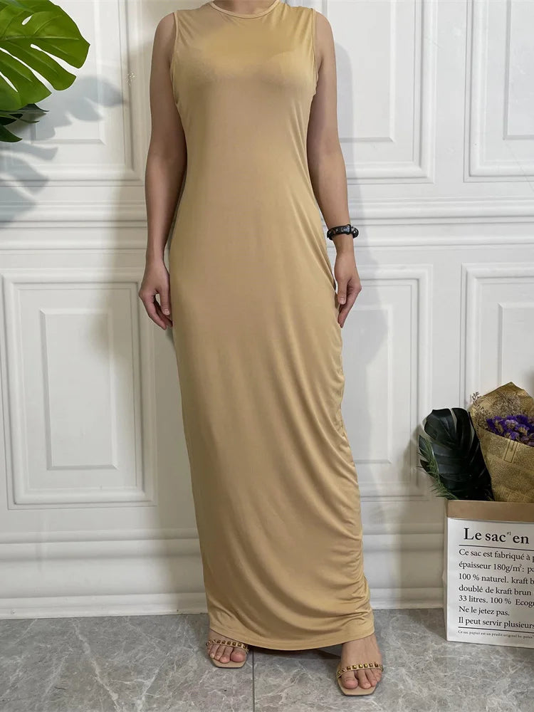 Muslim Woman Dress Abaya For Women Hijab Long Dresses Middle East Dubai Casual Kaftan Islam Clothing Products Without Turkey