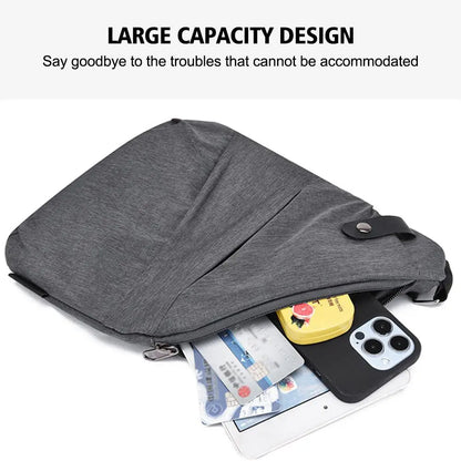Anti Theft Travel Bag Men's Chest Bag Outdoor Leisure Crossbody Bag Nylon Waterproof Handbag For Wander Hiking Dropshipping
