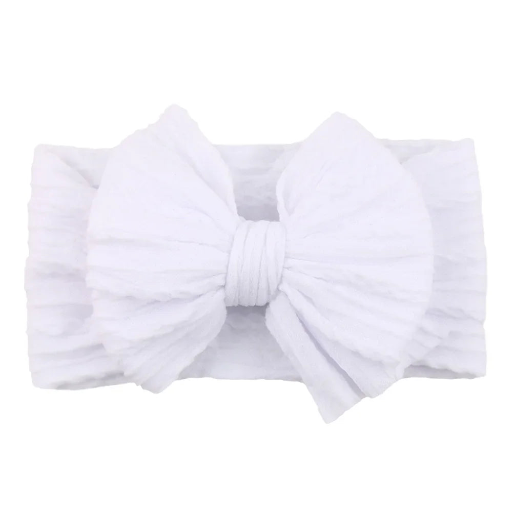 Cute Bowknot Baby Headband Turban Soft Elastic Baby Girls Hairband for Children Newborn Headwraps Headwear Kids Hair Accessories