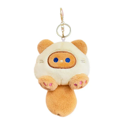 Cute Tuantuan Cat Network Red Key Chain Hanging Doll Doll Wholesale Plush Pendant Small Gift Cartoon Key Chain