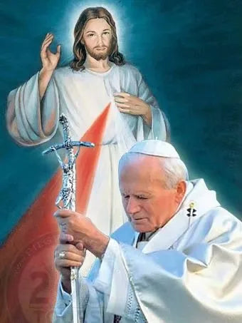 Saint Pope John Paul II 5D DIY Diamond Painting Embroidery Catholic Icons Cross Stitch Mosaic Picture Handicraft Home Decor