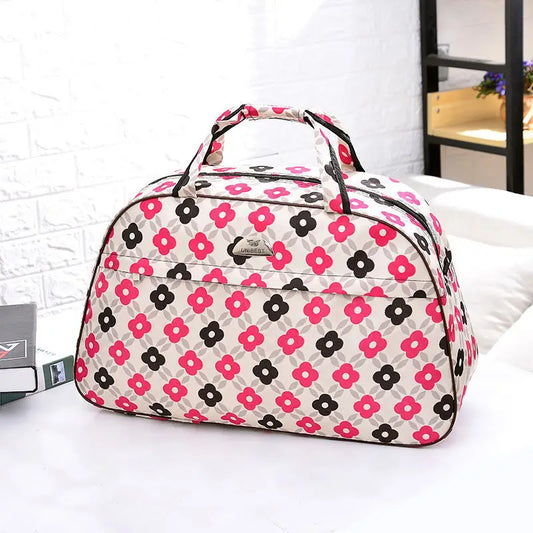 Large Capacity Handbag Travel Bag for Women Fashion Cartoon Luggage Bag Men Weekend Travel Bag Waterproof Shoulder Travel Duffle