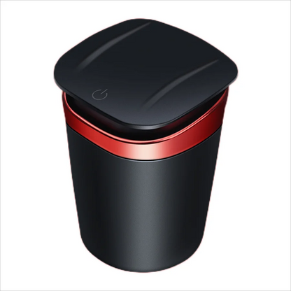 Universal Car Ashtray Portable Automatic Multi-function Button Open Lid Ashtray with LED Light Metal Liner for Car