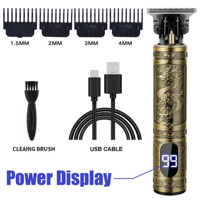 T9 Electric Hair Clippers Vintage Hair Trimmer Barber Hair Cutting Machine Mens Gifts Beard Shavers Shaving Machine