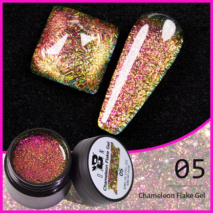 BOZLIN 5ML Color Solid Nail Gel Colorful Painting Nail Art Varnish Semi Permanent Solid Polish UV Nail Gel Top Coat Manicure