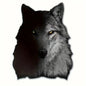 3D Wolf Pattern Car Stickers Waterproof for DIY Auto Window Cool Sunscreen Vinyl Decals Animal Vehicle Decoration