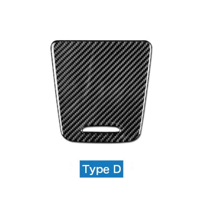 Real Soft Carbon Fiber Sticker for Mercedes Benz A Class W176 CLA C117 GLA X156 2013-2018 Car Center Console Panel Accessories
