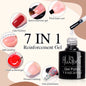BOZLIN 5ML Color Solid Nail Gel Colorful Painting Nail Art Varnish Semi Permanent Solid Polish UV Nail Gel Top Coat Manicure