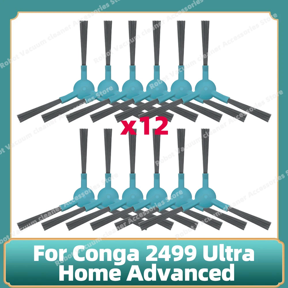 Fit For Conga 2499 Ultra Home Advanced Titanium / Atvel SmartGyro R80 Base Main Side Brush Filter Mop Cloth Dust Bag Parts