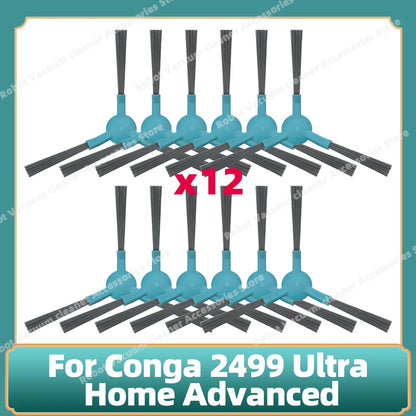 Fit For Conga 2499 Ultra Home Advanced Titanium / Atvel SmartGyro R80 Base Main Side Brush Filter Mop Cloth Dust Bag Parts