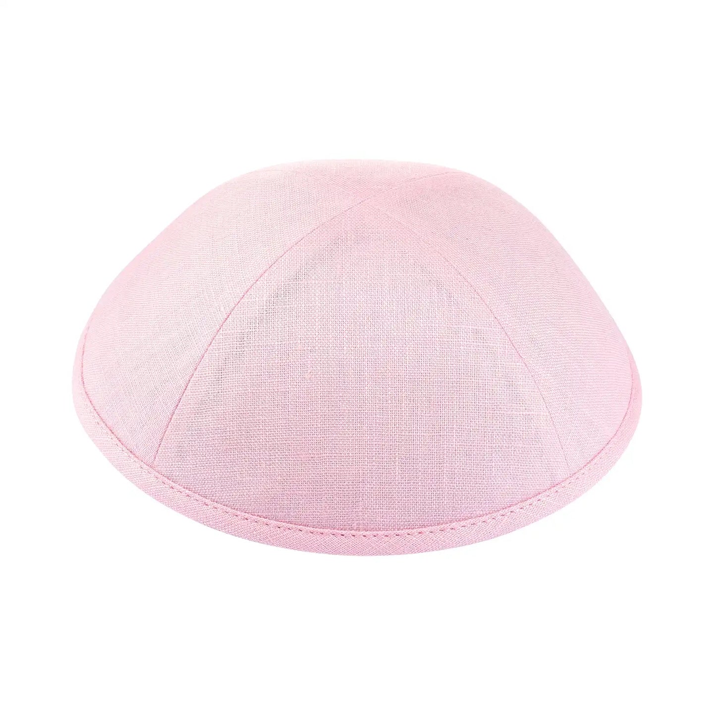 Custom Linen Kippot Black Dome Kippahs Embroidery Name Wedding Kippot, Jewish Yarmulkes Brit Mila with Metal Hair Clip100pcs/lot