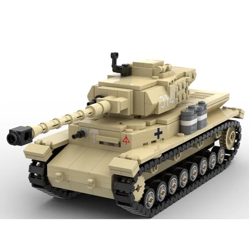 Hot Panzer IV G Type Tanks Military Models WW2 DIY Assembly Bricks Building Blocks Education Toys Creative Birthday Gifts