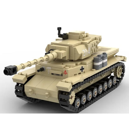 Hot Panzer IV G Type Tanks Military Models WW2 DIY Assembly Bricks Building Blocks Education Toys Creative Birthday Gifts